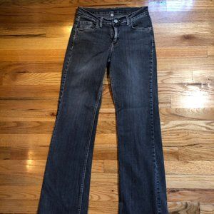 VINTAGE M2F BLACK BOOTCUT DENIM JEANS S 26/6